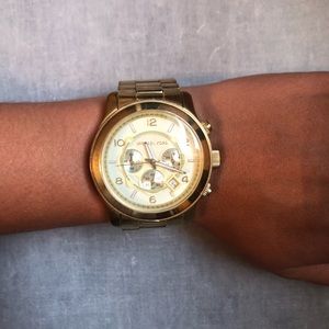 Michael Kors Large Gold Watch